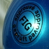 Ball 18 cm Metallic-Glitter col. Blue Art. T0116