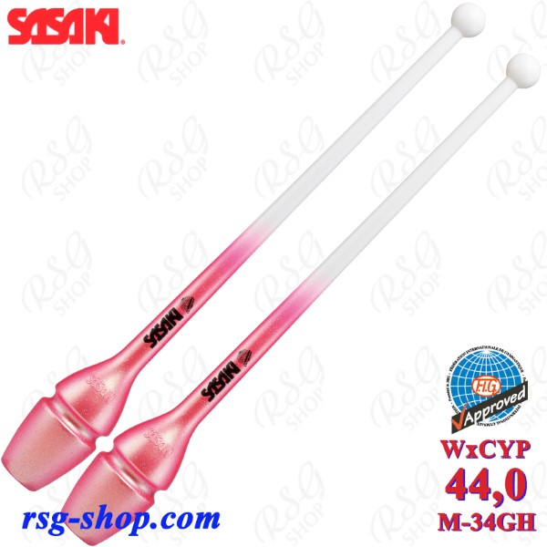 Keulen Sasaki M-34GH WxCYP 44cm FIG col. White x CherryPink