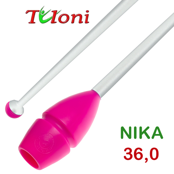Einsteckbare Keulen 36cm mod. Nika bi-col. Pink x White Art. T0147