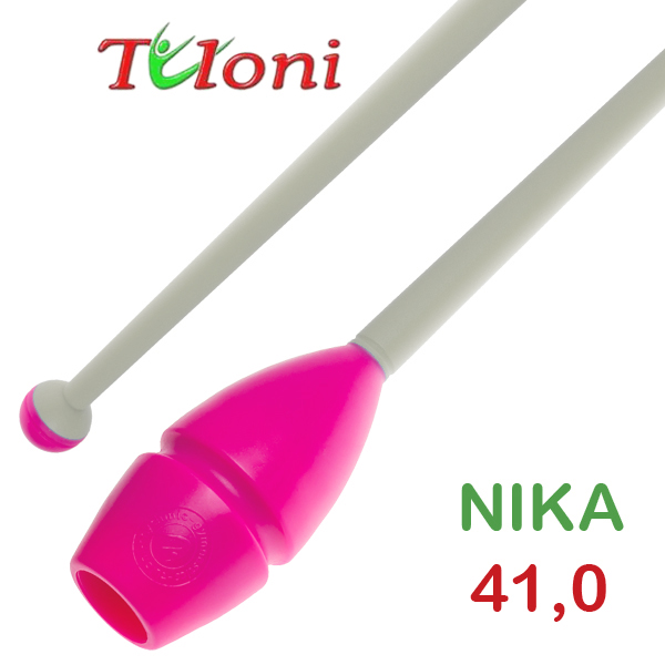 Einsteckbare Keulen 41cm mod. Nika bi-col. Pink x White Art. T0161