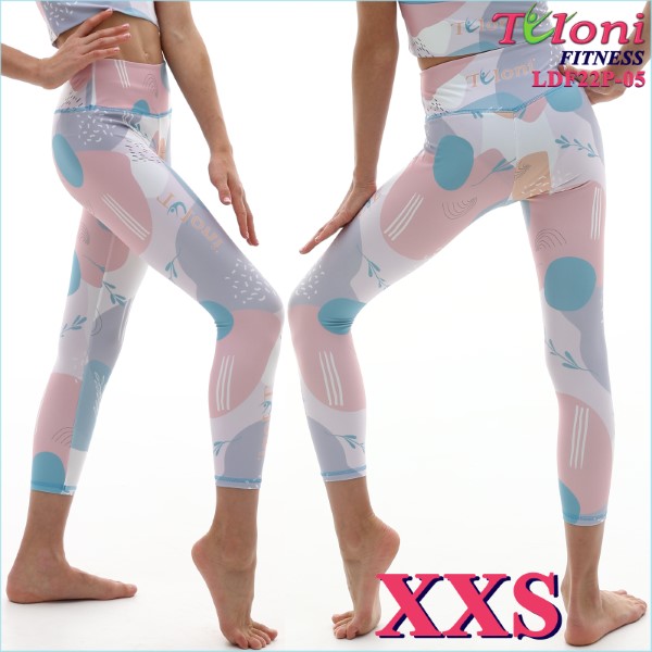 Leggings 7/8 Tuloni Fitness des. Spike Gr. XXS col. LIBUxLP Art. LDF22P-05-XXS