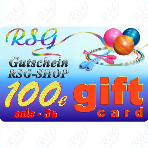 Gutschein 100 EUR-Gültigkeit 3 Jahre-Sale 3% Art SERT-100E97