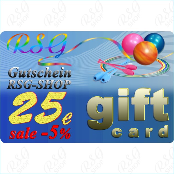 Gutschein 25 EUR-Gültigkeit 3 Jahre-Sale 5% Art. SERT-25E95