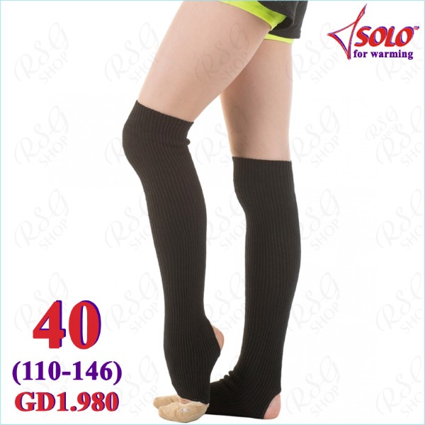 Beinwärmer Solo knited s. 40 cm col. Black GD1.980-40