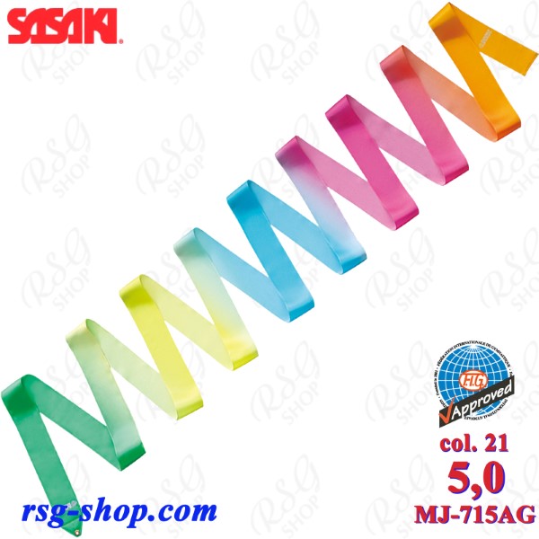 Band Sasaki MJ-715AG col. 021 ART Gradation 5m FIG AG021