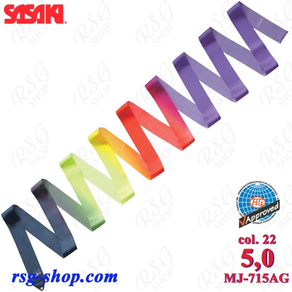 Band Sasaki MJ-715AG col. 022 ART Gradation 5m FIG AG022
