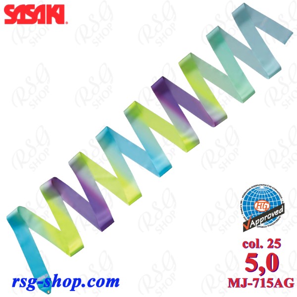 Band Sasaki MJ-715AG col. 025 ART Gradation 5m FIG AG025