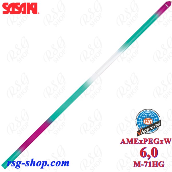 Band Sasaki 6m M-71HG col. AMExPEGxW High-Pitch Gradation FIG