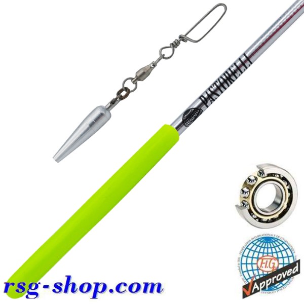 Stab 60cm Pastorelli Mirror Rotator Silver Grip Yellow FIG 04542