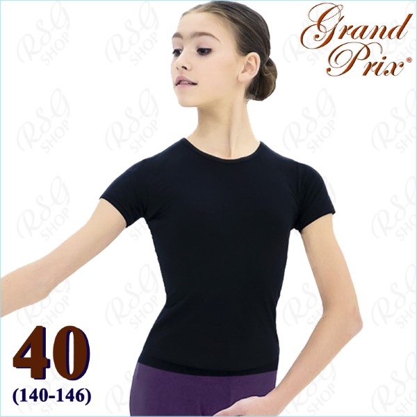 T-Shirt GP mod. VASSA Gr. 40 (140-146) col. Black Art. B3TG60-40