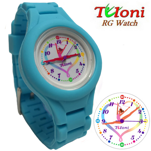Часы Tuloni Des.#4 Strap #2 col. Light Blue Art.T0204-2LB